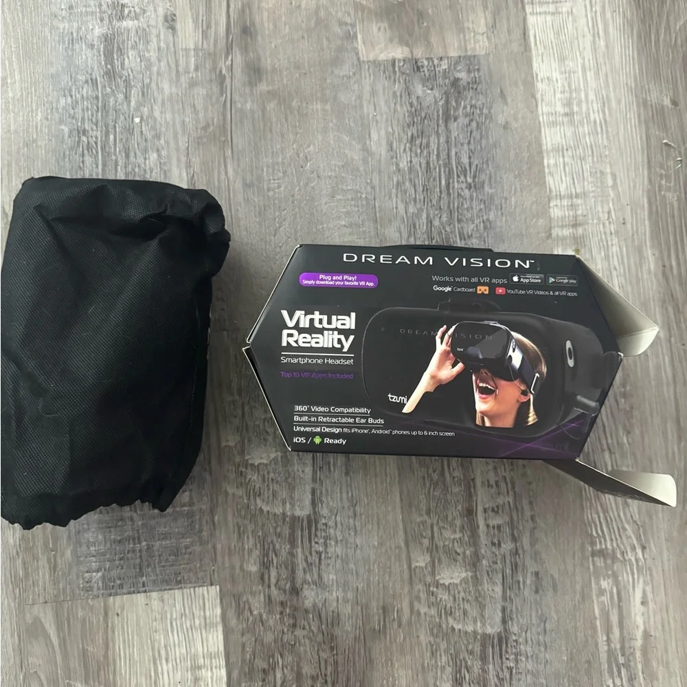 Dream Vision Black Smartphone VR Headset